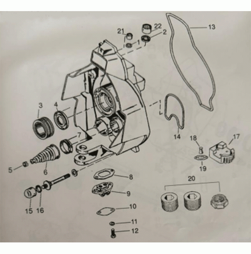 Transom Assembly For Gimbal Housing-MC-1, MR, Alpha I, Alpha I Gen II